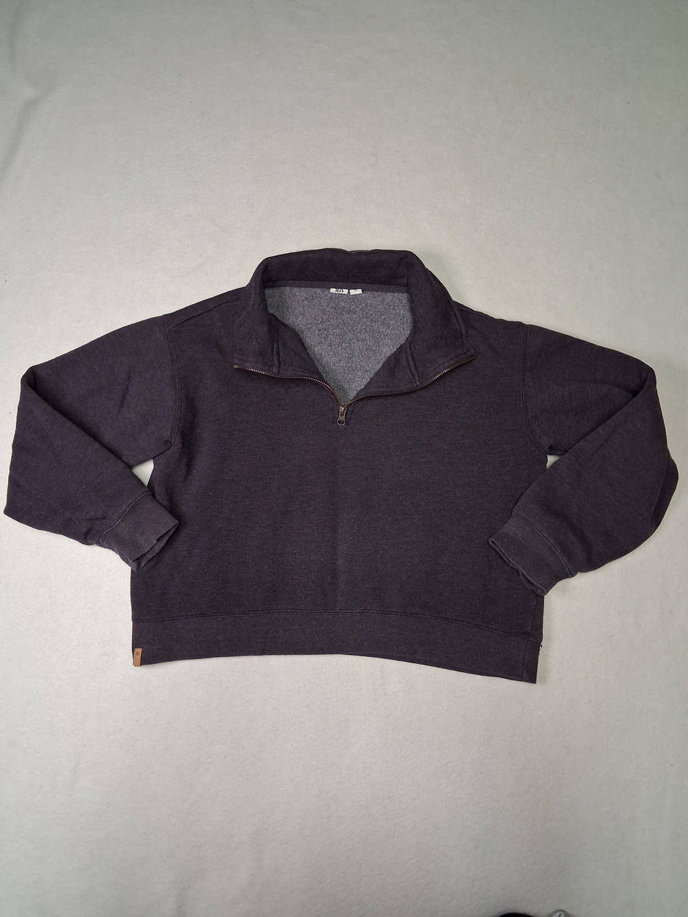tentree Women's Purple Tone Half-Zip Sweatshirt